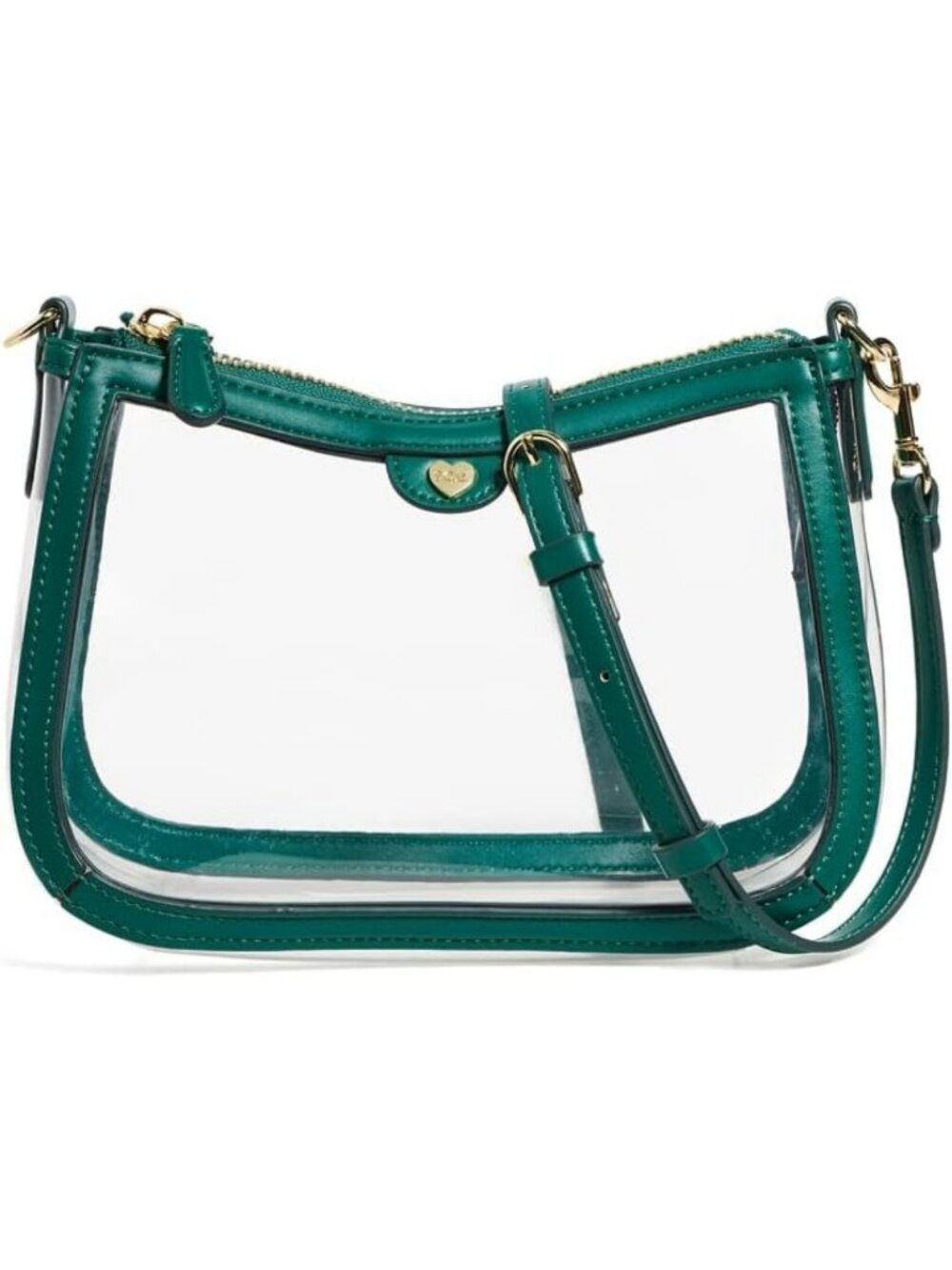 Stylish Women's Curved East/West Crossbody Stadium Bag - Perfect for Events